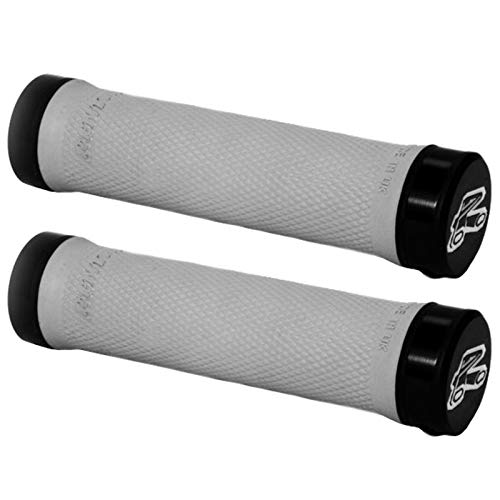 【中古】【未当て嵌める・未開封品】Renthal paire de grips lock-on soft gris スポーツ・アウトドア-その他