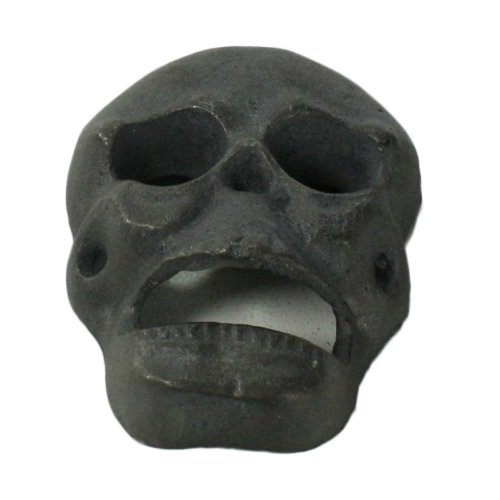 【中古】【未使用・未開封品】HomArt Cast Iron Skull Bottle Opener, Natural by HomArt
