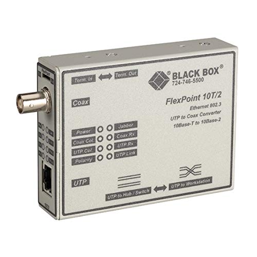 【中古】【未当て嵌める・未開封品】lmc210?a???ブラックボックスCorp lmc210?a Flexpoint 10base - T to BNC手段Converteブラックボックスlmc210?a目あたらしいFlexpoint 10bas その他-パソコン・周辺機器