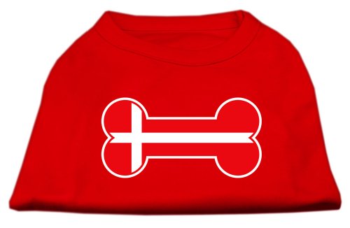 【中古】【未使用・未開封品】Mirage Pet Products 51-12 SMRD Bone Shaped Denmark Flag Screen Print Shirts Red S - 10 10,488円