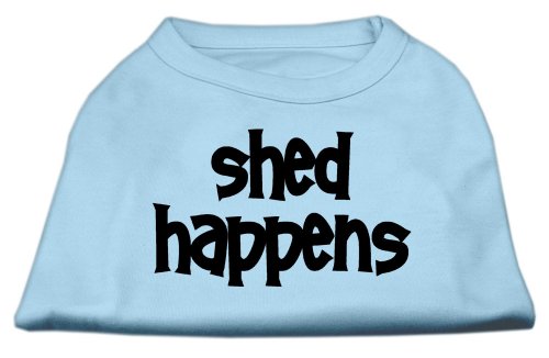 【中古】【未使用・未開封品】Mirage Pet Products 51-49 SMBBL Shed Happens Screen Print Shirt Baby Blue Sm - 10