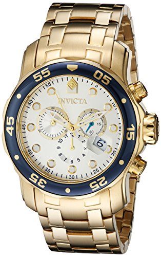 【中古】【未当て嵌める・未開封品】インヴィクタ Invicta Men\u0027s 80067 Pro Diver Analog Display Swiss Quartz Gold Watch [並行輸入品]