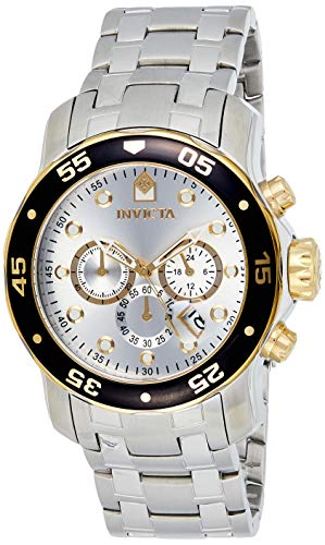 【中古】【未使用・未開封品】[インビクタ] 腕時計 Pro Diver 石英 48mm ケース シルバー ステンレス鋼ストラップ シルバーダイヤル 80040 メンズ [並行輸入品]