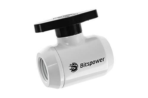 【中古】【未当て嵌める・未開封品】Bitspower 黒いこと手持ち部分付き添い人ミニ弁膜