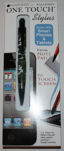 【中古】【未使用・未開封品】Monteverde ボールペン & ワンタッチスタイラス (グリーン迷彩)