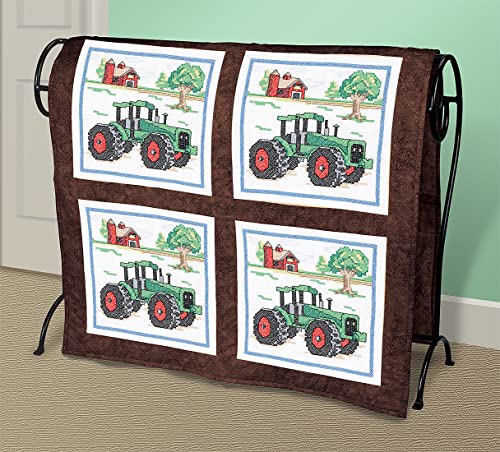 【中古】【未使用・未開封品】トラクターのキルト ブロック クロス ステッチ 15\