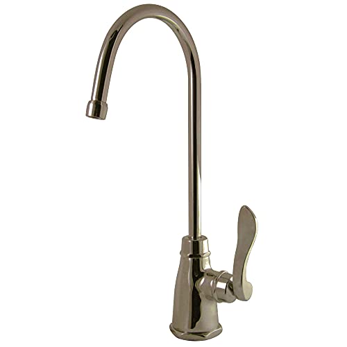 【中古】【未当て嵌める・未開封品】KINGSTON BRASS KS2198NFL Nuwave French Cold Water Filtration Faucet, Satin Nickel by Kingston Brass