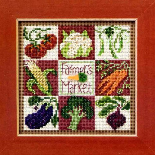 【中古】【未使用・未開封品】Farmers Market - ビーズクロスステッチキット MH143103 - ボタンとビーズ 2013 春