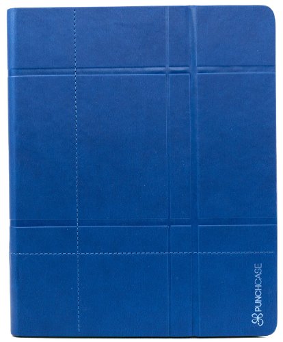 【中古】【未使用・未開封品】レスリーHsuアテネイーゼルカバーiPad 2/3/4のパンチケース-ロイヤルブルーの格子縞（IP003RO）