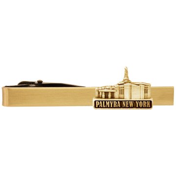 【中古】【未使用・未開封品】LDS Palmyra新しいYork Templeゴールドスチールネクタイバー???タイクリップ???Priesthoodギフト、LDS Missionary、タイクリップ