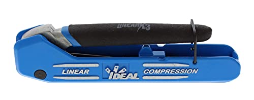 【中古】【未当て嵌める・未開封品】Ideal 33-632 Linearx3 Compression Tool -adjustable For F-bnc-rca