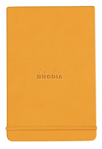【中古】【未当て嵌める・未開封品】Rhodia Web おぼえ書き帳 A5 罫線入り口・入口 オレンジ色 (118348C)
