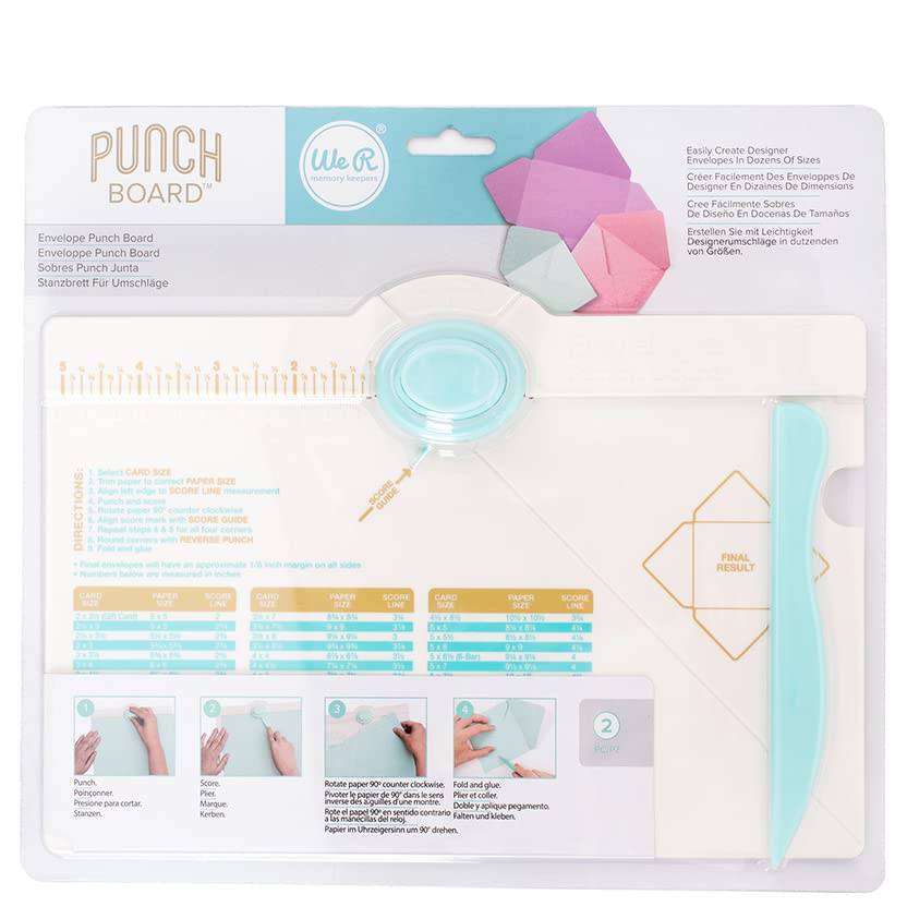 【中古】【未使用・未開封品】We R Memory Keepers Punch Board パンチボード & パンチ - Envelope 71277-0 [並行輸入品]