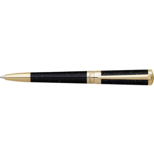 【中古】【未使用・未開封品】エス・テー・デュポンMini Liberte Glitteryブラックゴールドボールペンペン｜AJIMURA-SHOP