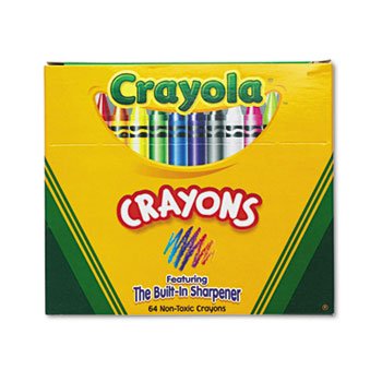 【中古】【未使用・未開封品】Classic Color Pack Crayons, Assorted 64/Box