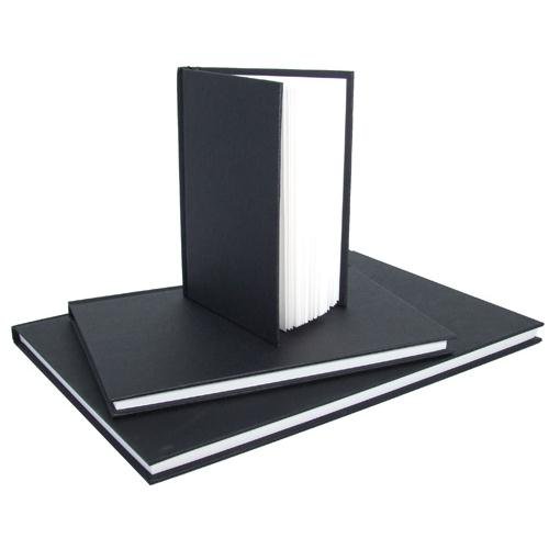 【中古】【未使用・未開封品】SEAWHITE Black Cloth Hardback Artists Sketchbook 140gsm Square 140x140 by Seawhite