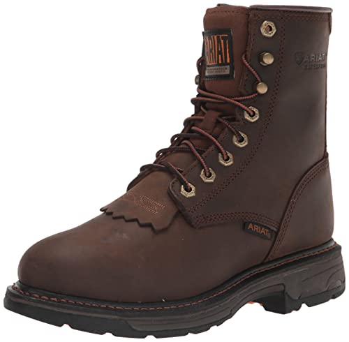 【中古】【未当て嵌める・未開封品】Ariat メンズ Workhog 8?in H2O ブーツ US 大きさ: 13 D / Medium(Width) 色つや: 赤銅色