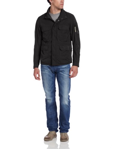 【中古】【未当てはめる・未開封品】Diesel メンズ ジャガルトジャケット US 大いさ: Large 色合い: 黒いこと