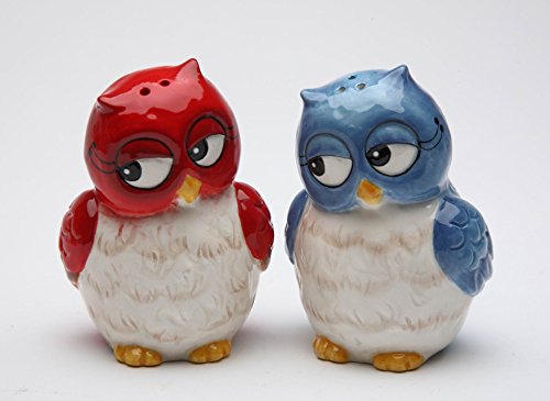 【中古】【未使用・未開封品】Cosmos Gifts 10907 Owl Couple Salt and Pepper Set, 3-Inch by Cosmos Gifts