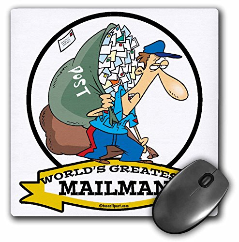 【中古】【未使用・未開封品】3drose Funny Worlds Greatest Mailman Occupationジョブ漫画マウスパッド(MP 103331?_ 1?)|AJIMURA-SHOP