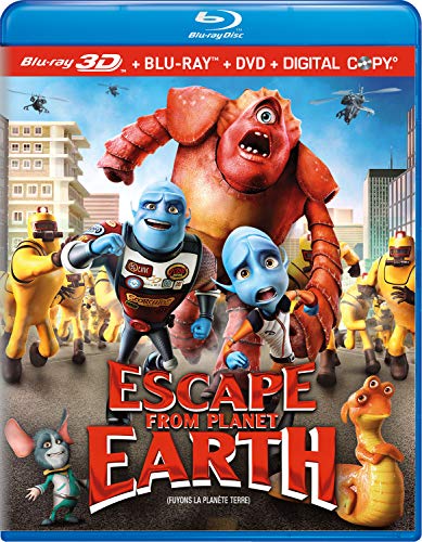 【中古】【未使用・未開封品】Escape from Planet Earth 3D - Fuyons la Plan?te Terre [Blu-ray 3D + Blu-ray + DVD + Digital Copy] (Bilingual)