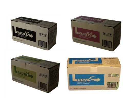 【中古】【未使用・未開封品】Kyocera Mitaパーツ# tk-572?K。tk-572?C。tk-572?m。tk-572yトナーカートリッジセット( OEM )|AJIMURA-SHOP