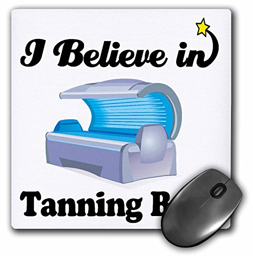【中古】【未使用・未開封品】3dRose 8 x 8 x 0.25インチ I Believe in Tanning Beds マウスパッド (mp_105588_1)|AJIMURA-SHOP