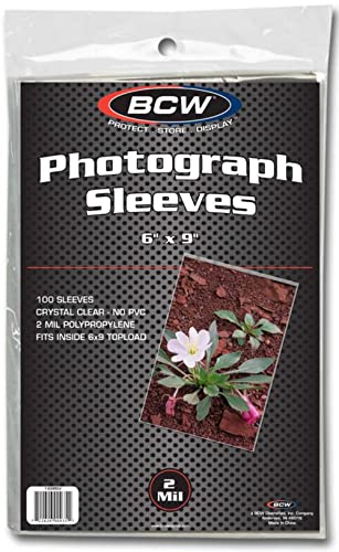 【中古】【未使用・未開封品】BCW 6 X 9フォトスリーブ100パック