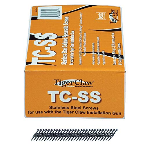 【中古】【未使用・未開封品】Tiger ClawステンレススチールCollated Pneumaticネジ( Covers約500?Sq Ft )