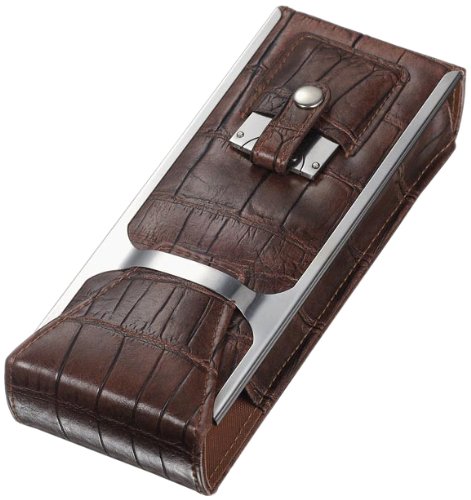 【中古】【未使用・未開封品】Visol VCASE301 Alton Brown Leather Cigar Case