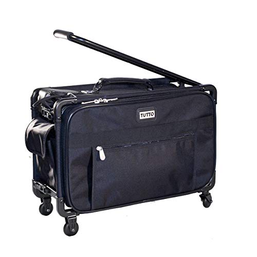 【中古】【未使用・未開封品】TUTTO Machine On Wheels Case-20\"X13\"X9\" Black (並行輸入品)