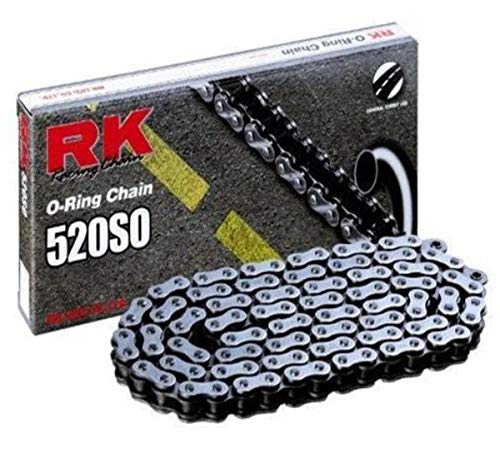 【中古】【未当て嵌める・未開封品】RK Racing Chain 520SO-140 スチール写真 140繋がり O輪っかチェーン店 繋ぎ合わせる繋がり付き添い人