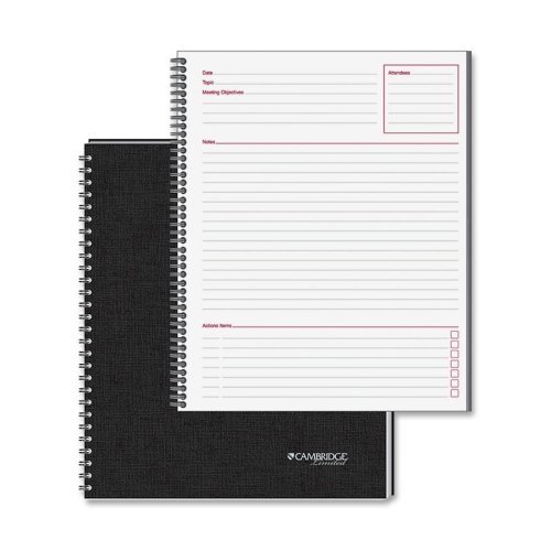 【中古】【未当て嵌める・未開封品】Mead ケンブリッジ大学制限事項会合ノートパソ20入れもの 会合ノートパソ、穴あき、人並み外れた罫線、11inx8-1/2in、黒いこと パソコン・周辺機器-その他