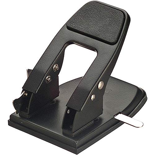 【中古】【未使用・未開封品】(50 Sheets) - Officemate Heavy Duty 2-Hole Punch, Padded Handle, Black, 50-Sheet Capacity (90082), Model Number: OIC90082