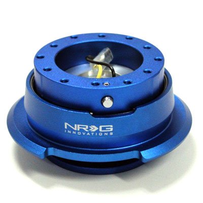 【中古】【未使用・未開封品】NRGステアリングホイールクイックリリースGen 2.8ブルーダイヤモンドカット(パーツ:SRK-280BL)|AJIMURA-SHOP