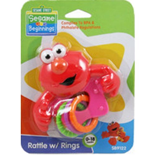 【中古】【未使用・未開封品】Sesame Street Elmo Rattle withリング、BPAフリー｜AJIMURA-SHOP