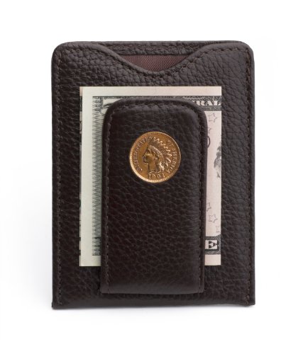 【中古】【未使用・未開封品】Tokens & Icons インディアンヘッド ペニーマネークリップウォレット US サイズ: One Size カラー: ブラウン