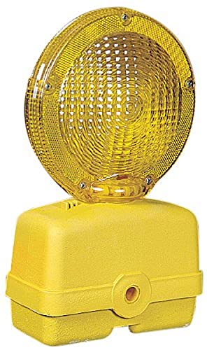 【中古】【未当て嵌める・未開封品】Mutual 17739 Traffic Barricade Flasher with 7 Polycarbonate Fresnel Lens, Yellow by Mutual Industries