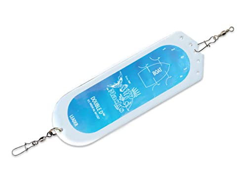 【中古】【未使用・未開封品】Mack ルアー ダブル D? ドジャー (パールUV、4.4インチ)