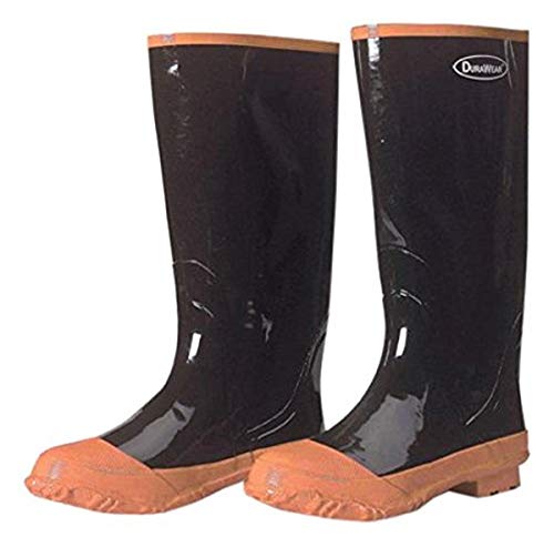 【中古】【未当て嵌める・未開封品】Liberty DuraWear Rubber Fabric Lined Protective Men\u0027s Knee Boot with Reinforced Plain Toe Cap, 16 Height, Size 12, Black by Liberty Glo