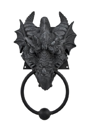 【中古】【未当てはめる・未開封品】ゴシックドラゴンドアノッカー鋳鉄大成