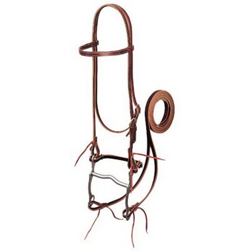 【中古】【未使用・未開封品】Weaver Latigo Leather Browband Bridle w / Single Cheekバックル Pony 20-0350|AJIMURA-SHOP