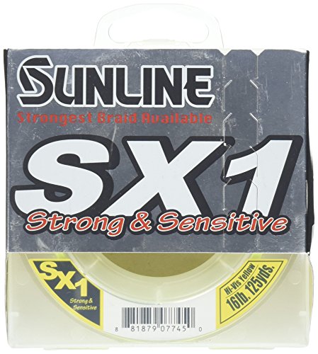 【中古】【未当て嵌める・未開封品】Sunline sx1?Braid 16重量ポンド X 125ヤード高視認性黄色