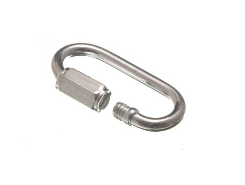 【中古】【未使用・未開封品】100?xクイックリンクチェーン修復シャックル3?mm 1?/ 8?BZP亜鉛メッキスチール|AJIMURA-SHOP