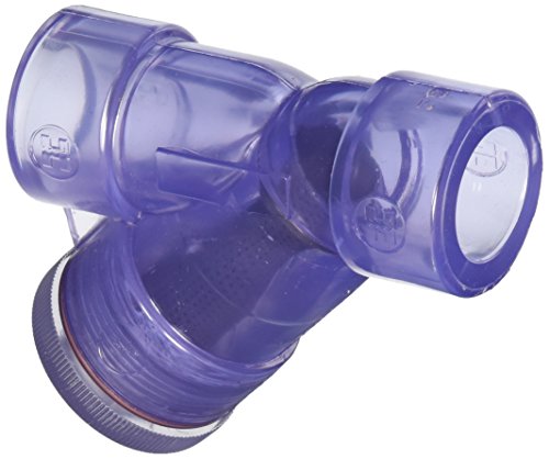 【中古】【未当て嵌める・未開封品】Hayward YS00075S 3/4-Inch Socket Clear PVC Y-Strainer with FPM O-ring Seals