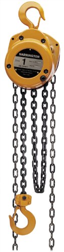 【中古】【未使用・未開封品】Harrington CF Series Die-Cast Aluminum Body Hand Chain Hoist, 1/2 Ton Capacity, 15' Lift Height, 13.5' Hand Chain Drop, 12.8 Headroom b｜AJIMURA-SHOP