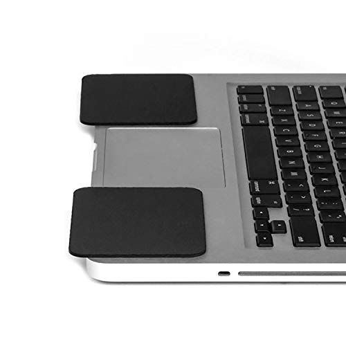 【中古】【未当て嵌める・未開封品】Grifiti 薄型 パームパッド 黒いことナイロン (10x8.5x0.2糎) 2枚 取りはらい能力のある ケイ素樹脂原材料 Apple MacBook 万覚え帳マイコン相応う リストレスト