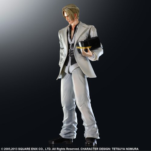 【中古】【未使用・未開封品】Final Fantasy VII Advent Children Play Arts KAI Actionfigur: Rufus Shinra