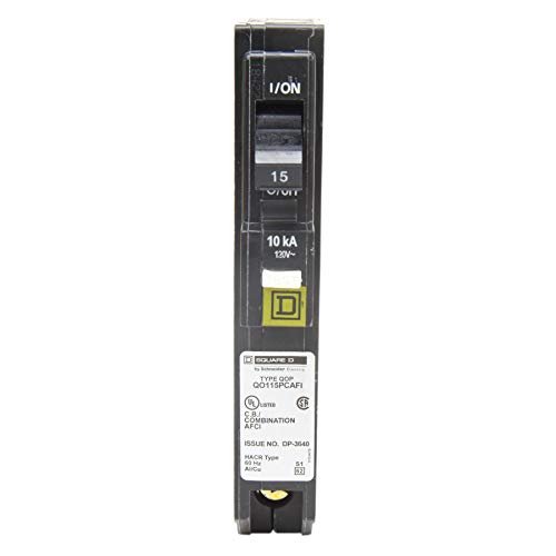 【中古】【未使用・未開封品】Square D by Schneider Electric QO115PCAFI 15アンペア 単極 プラグオン ニュートラル CAFCI 回路遮断器
