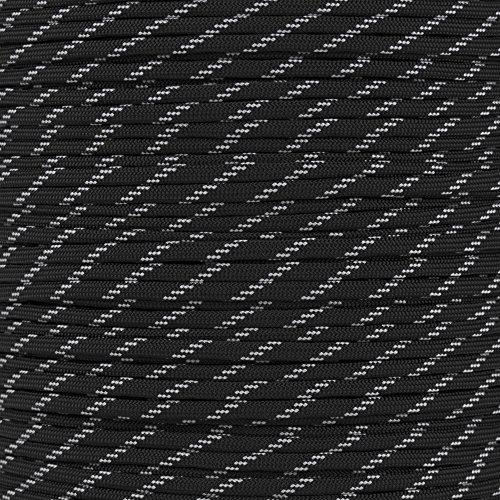 【中古】【未当て嵌める・未開封品】Paracord Planet Mil-Spec 商用品位 550英国ポンド 印字機III ナイロンパラコード 照りかえすと真っ暗がりで光る色 黒いこと 真っ暗がりで光る 100フート